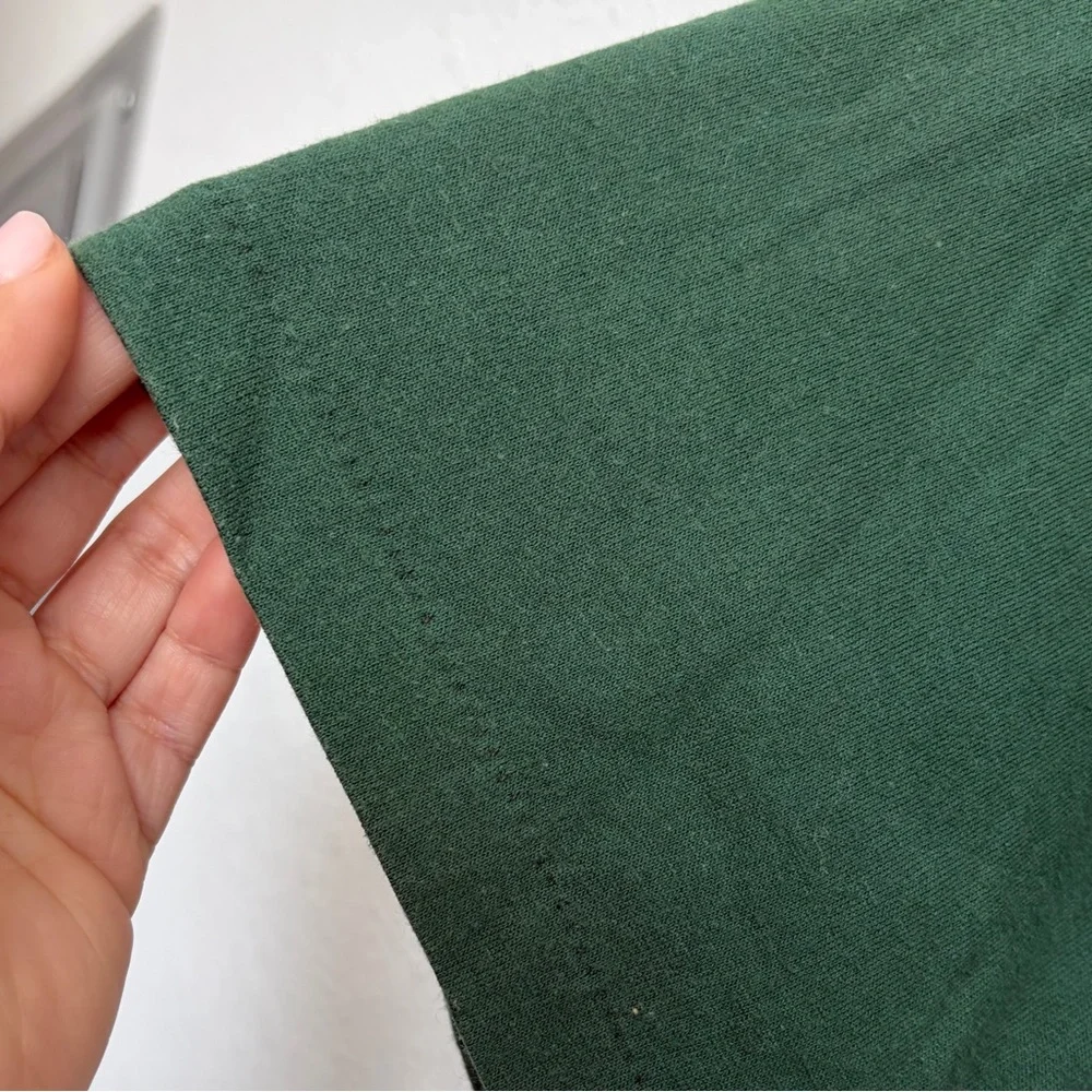 VTG 80S A NIGHT IN OLD SAVANNAH JAZZ GREEN GRAPHIC SINGLE STITCH TSHIRT MEN L - Picture 3 of 4